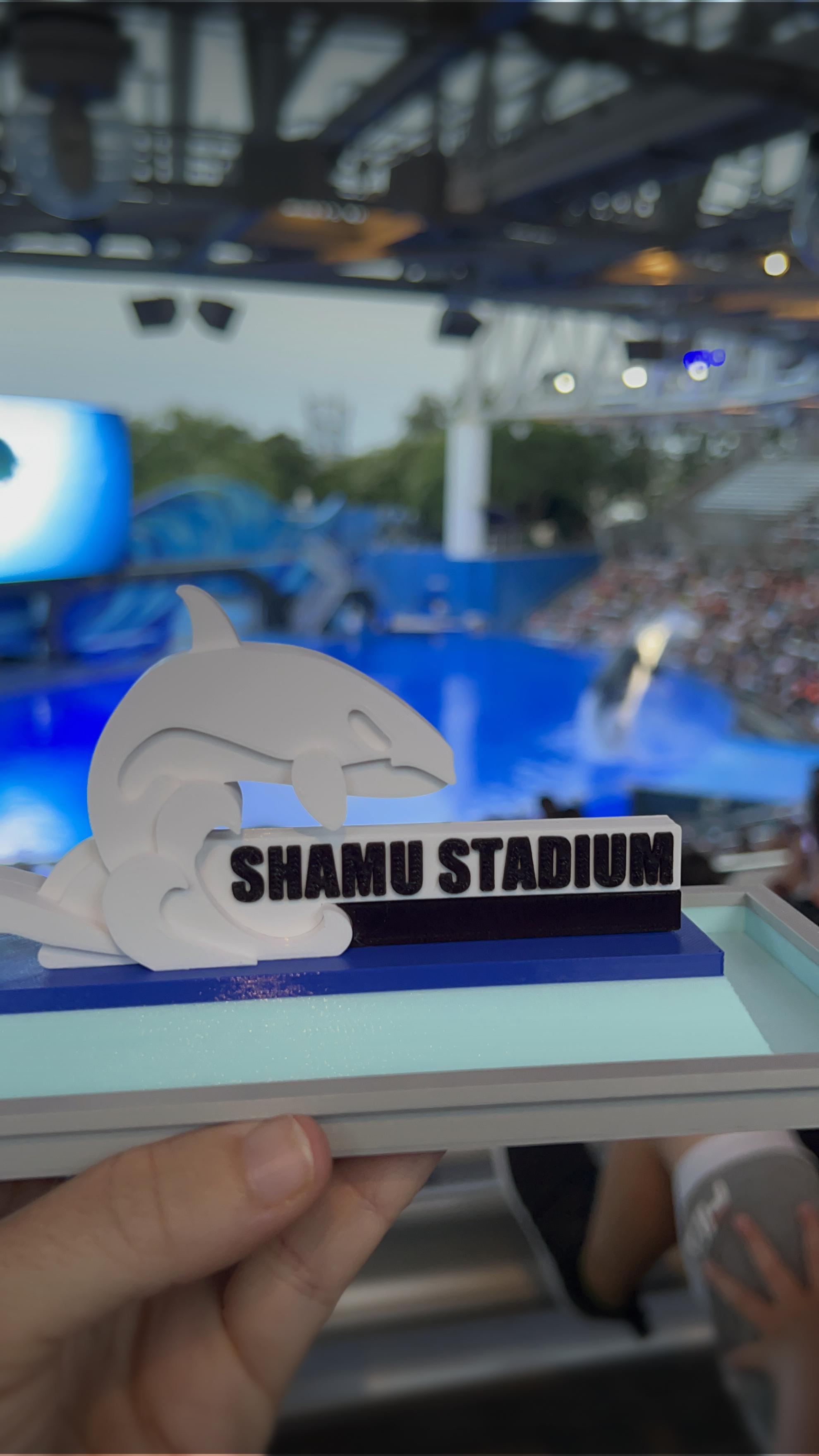 Shamu Stadium Fountain Replica  3d model