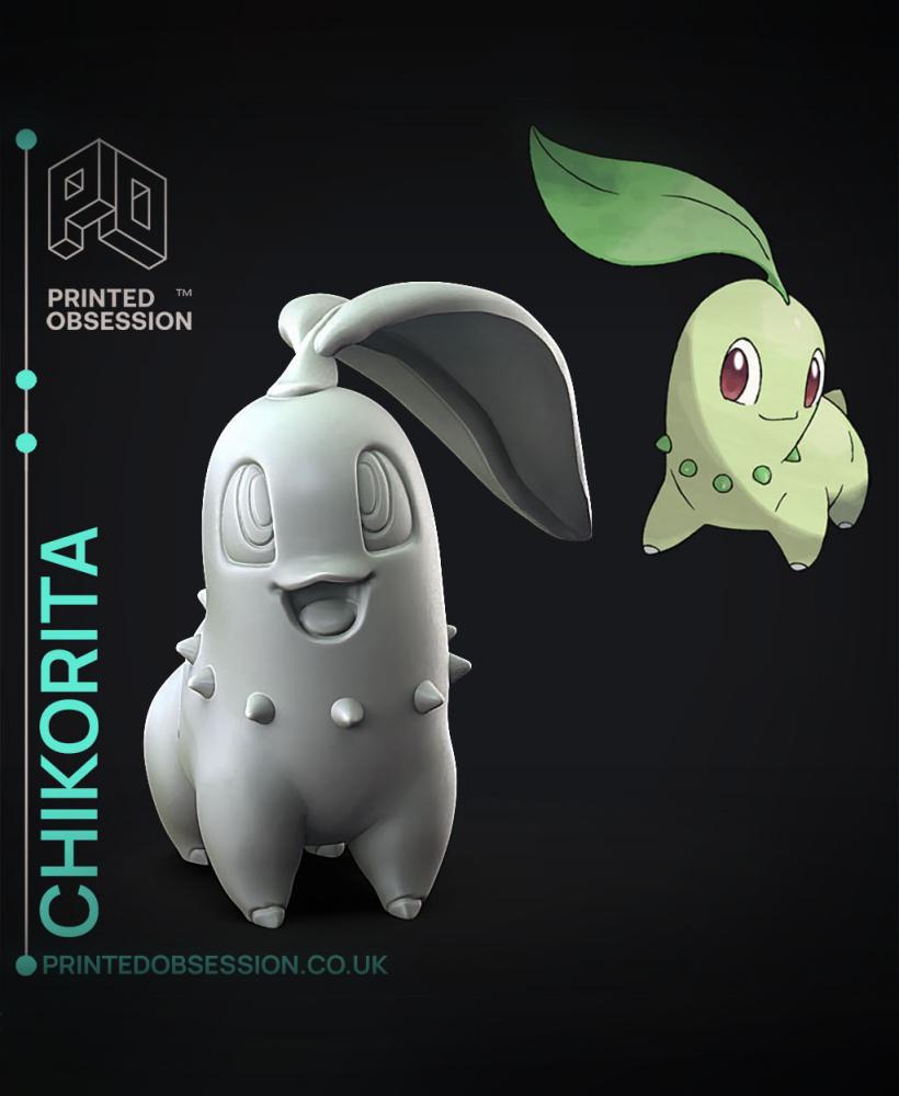 Chikorita - Pokemon - Fan Art 3d model