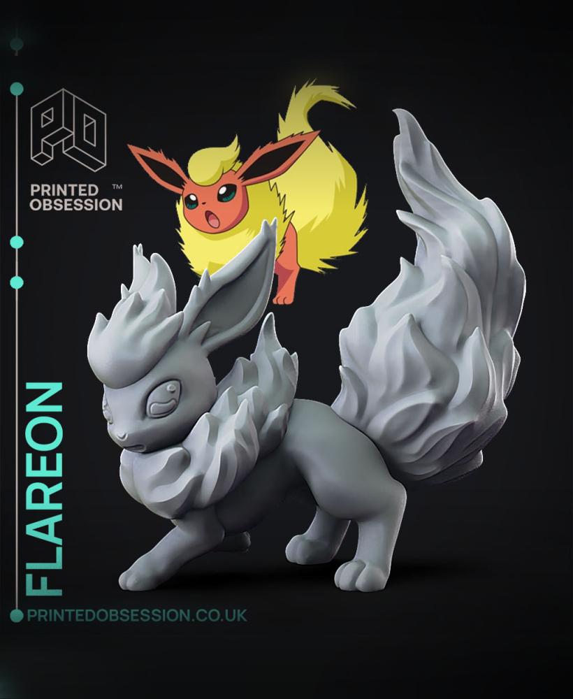 Flareon - Pokemon - Fan Art 3d model