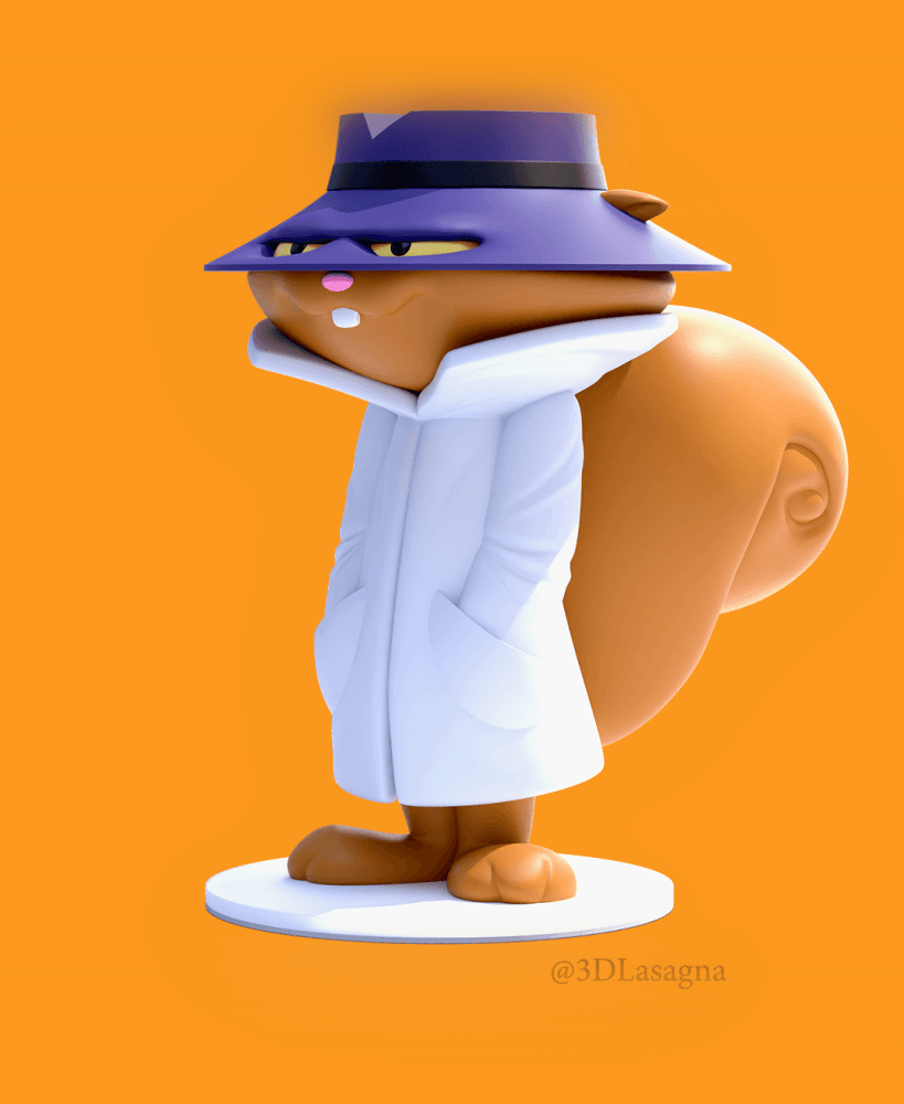 Secret Squirrel 3d model