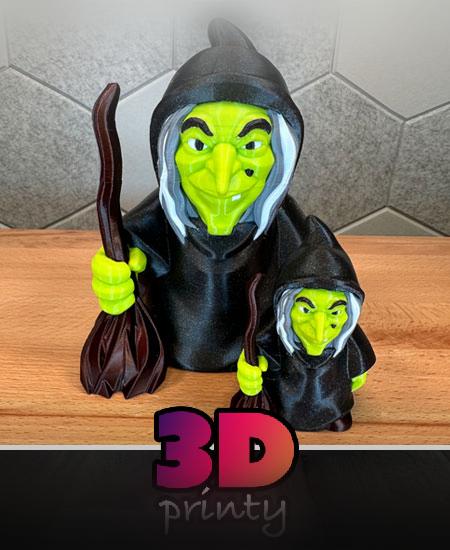 Mini Witch - Sculptember Model #7 3d model