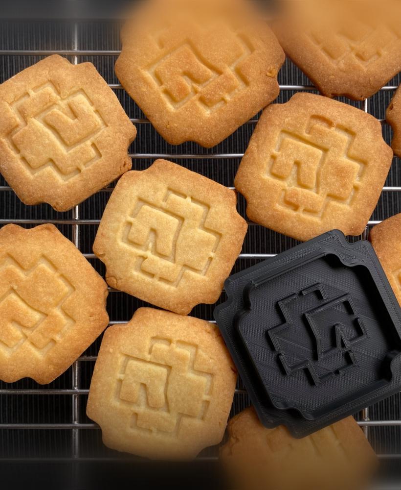 Rammstein logo cookie cutters 3d model