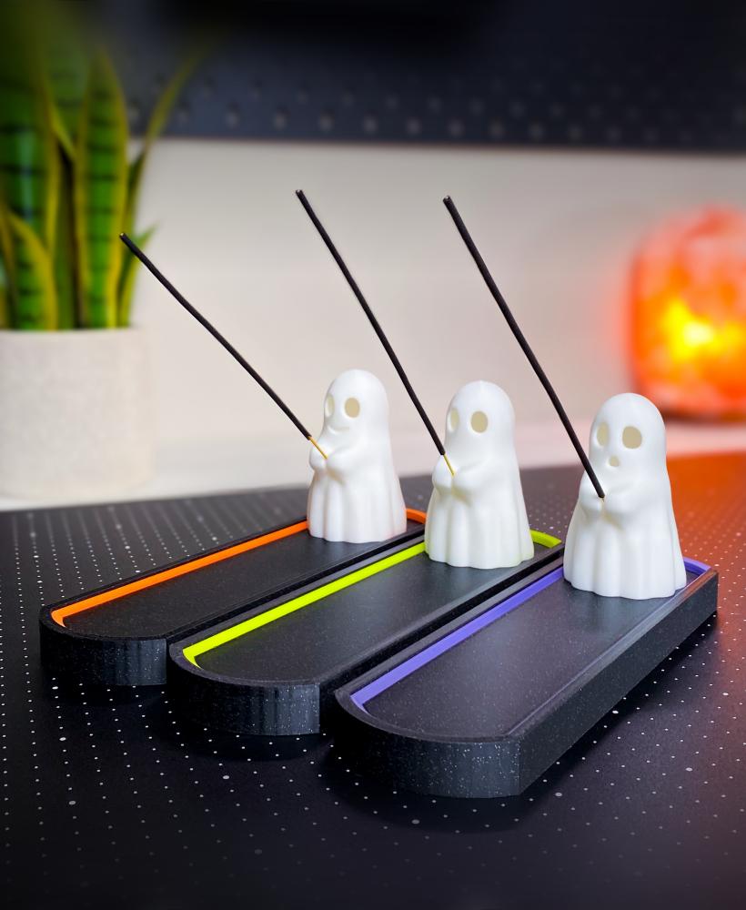 Spooky Ghost Incense Holders 3d model