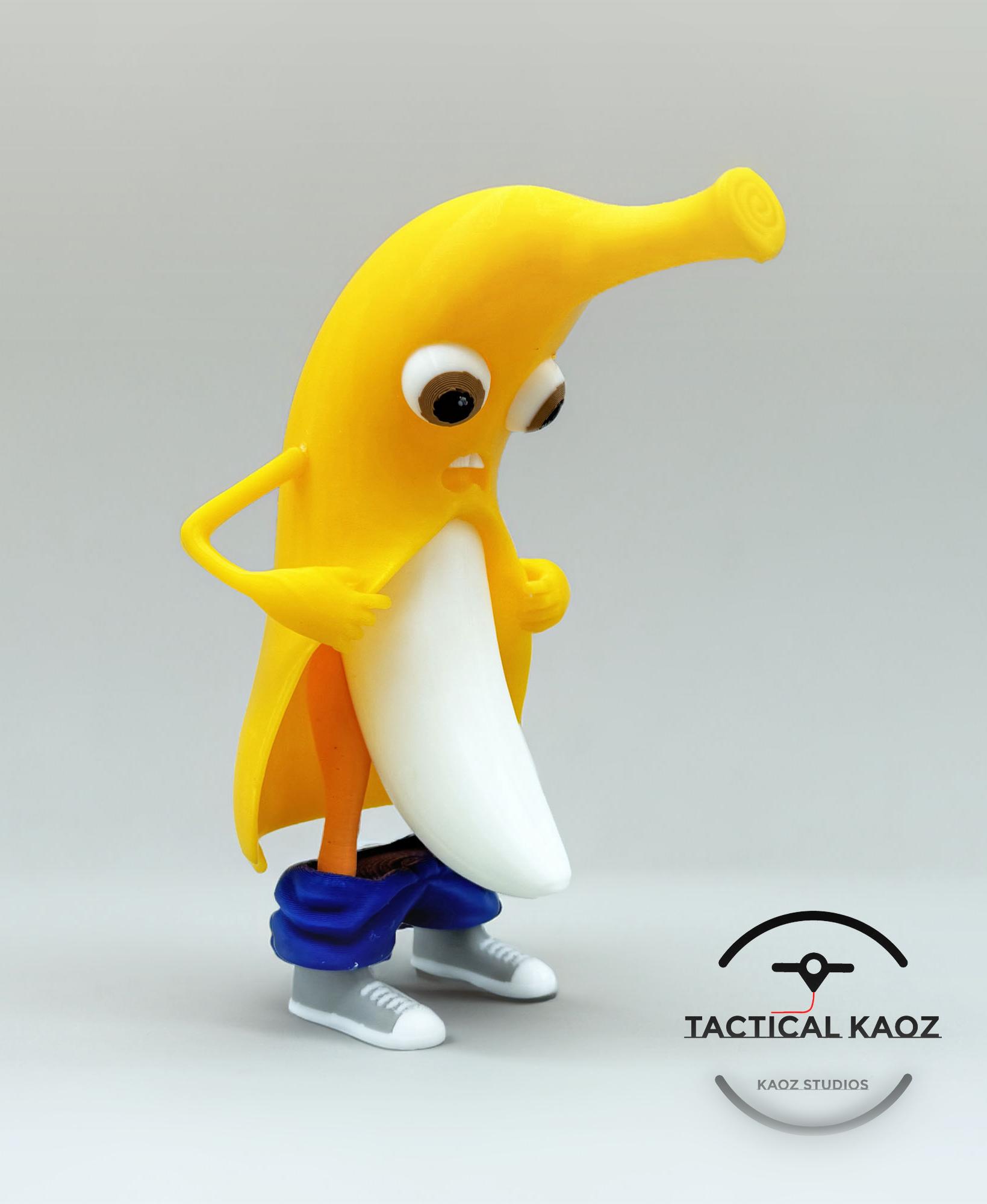 Flashing Banana Figurine 3d model