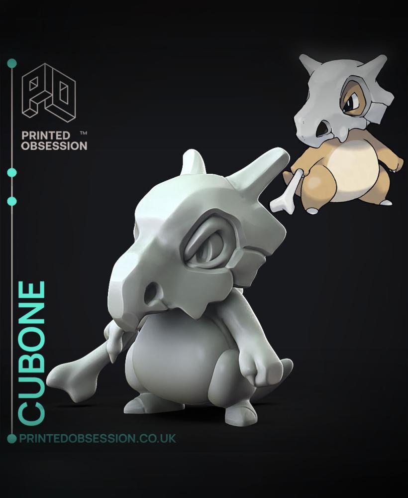 Cubone - Pokemon - Fan Art 3d model