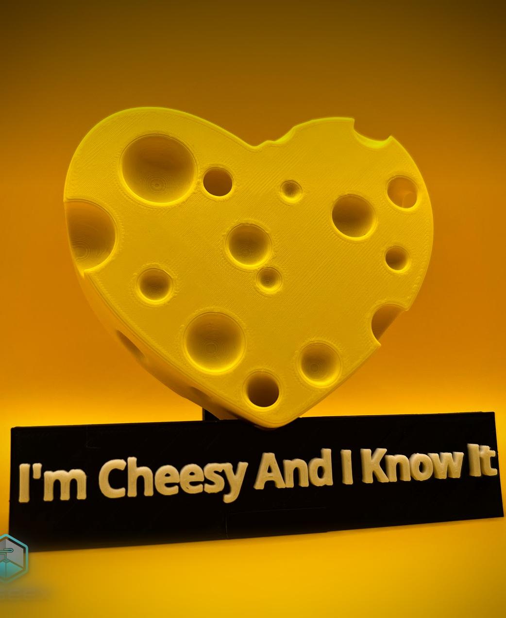 Cheesy Valentine's Gift 3d model