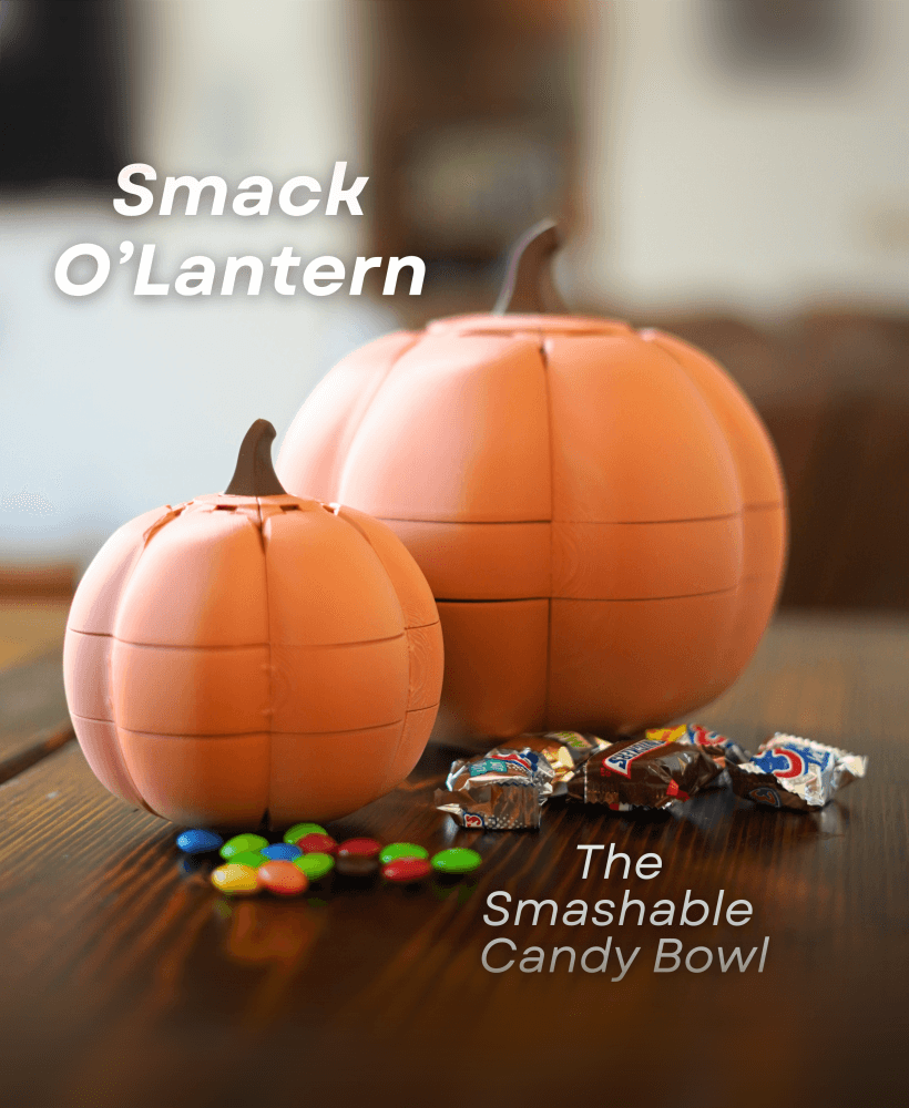 Smack O'Lantern - The Smashable Candy Bowl Shaped like a Pumpkin for Halloween 3d model