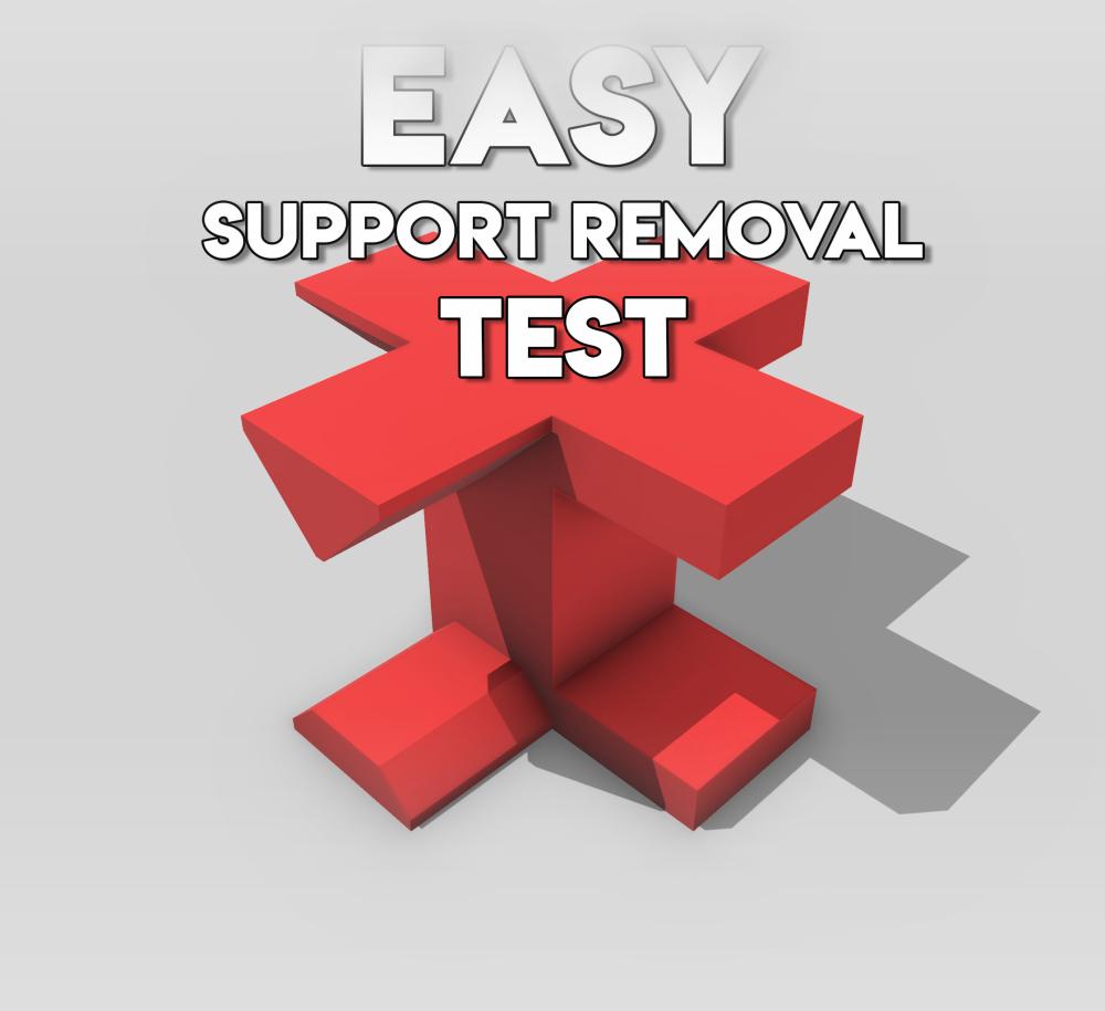 Support Removal Test - No More Stuck Supports! 3d model