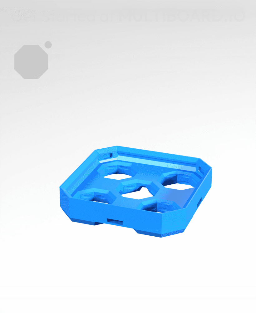 1x1 - Multibin Base Plate 3d model