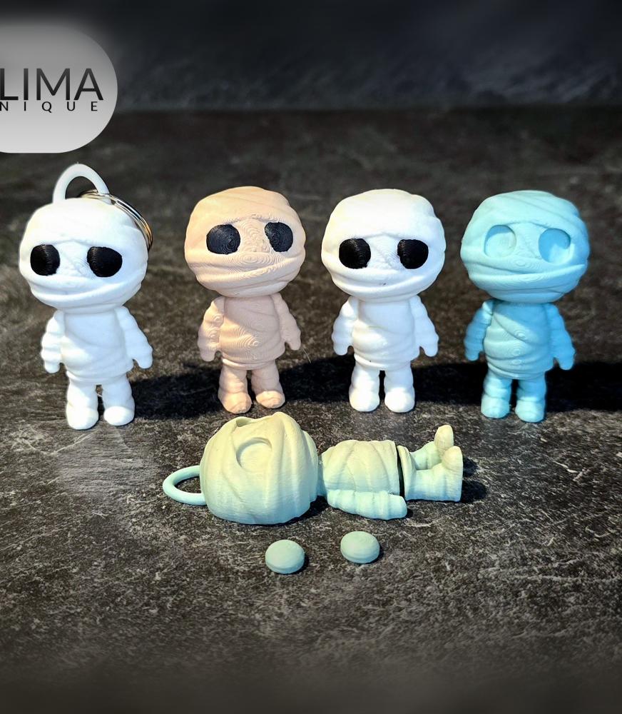 Little mummy + keychain 3d model