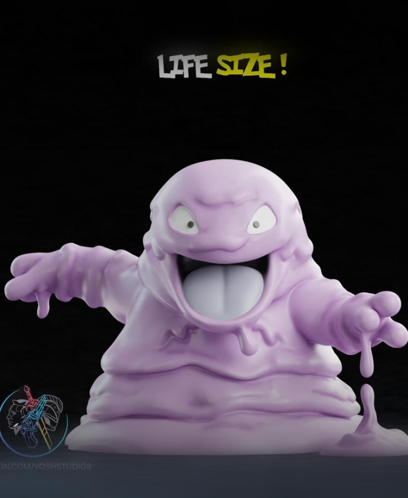 Life Size Grimer 3D Printer File STL 3d model