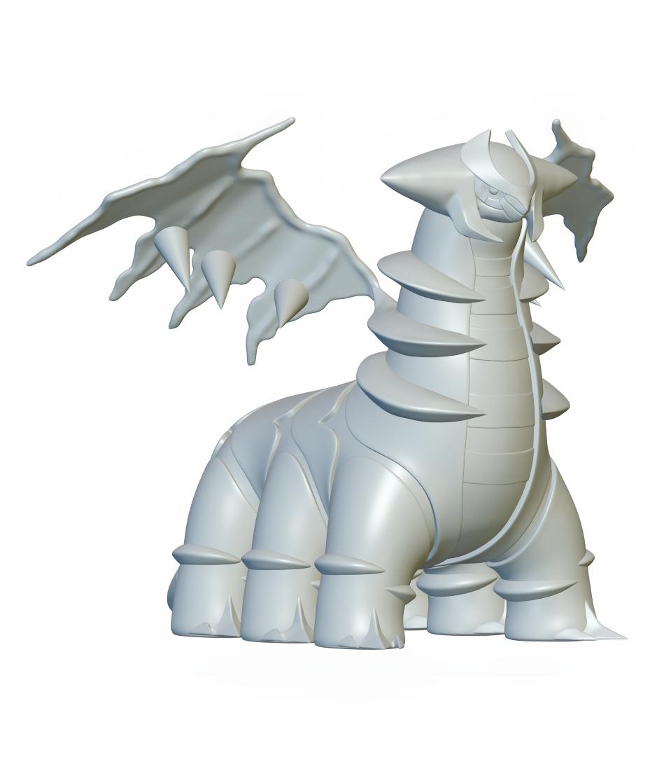 Pokemon Giratina #487 - Optimized for 3D Printing 3d model