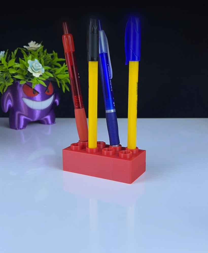 Lego Brick Pencil Holder 3d model