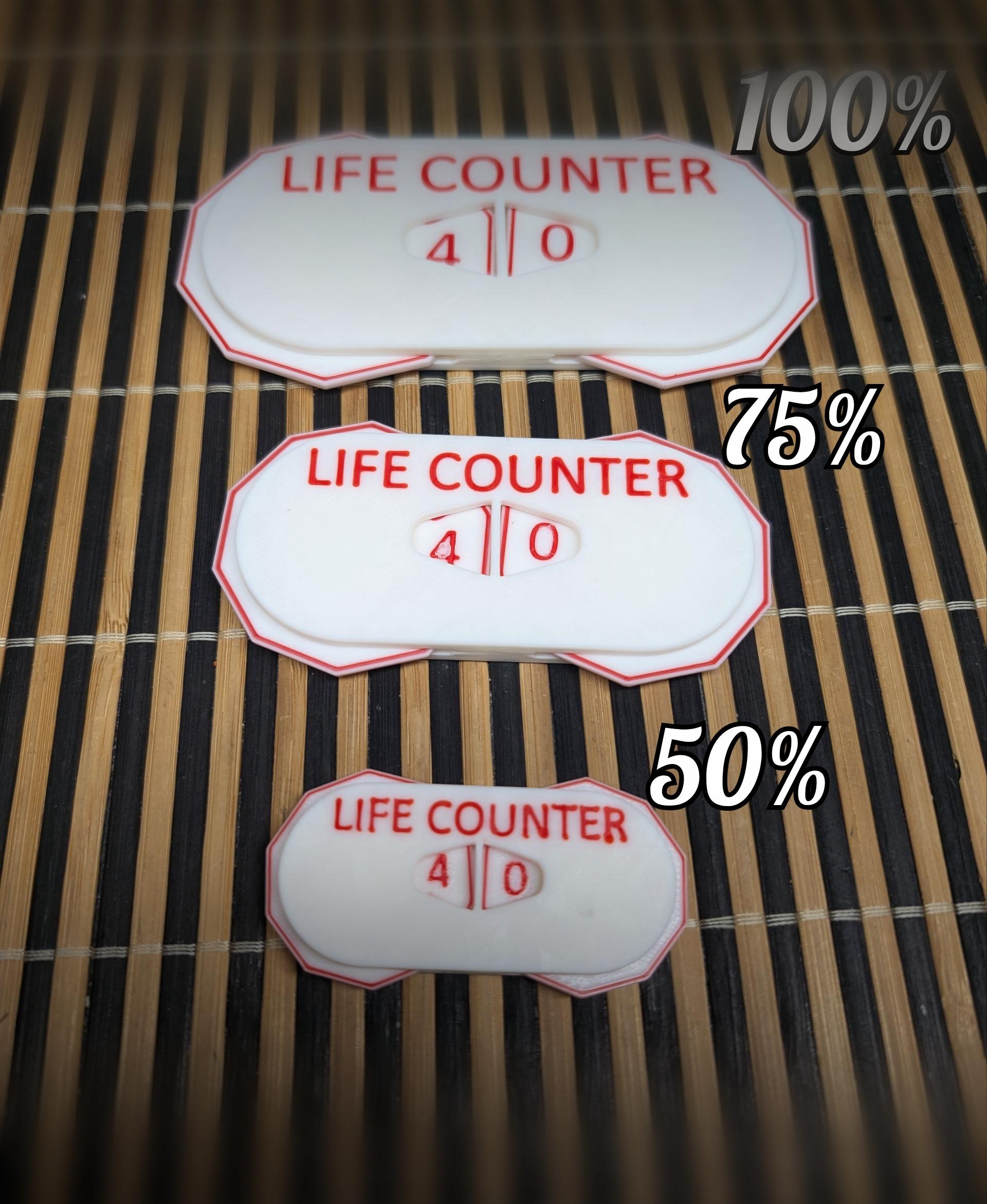 Life Counter 3d model