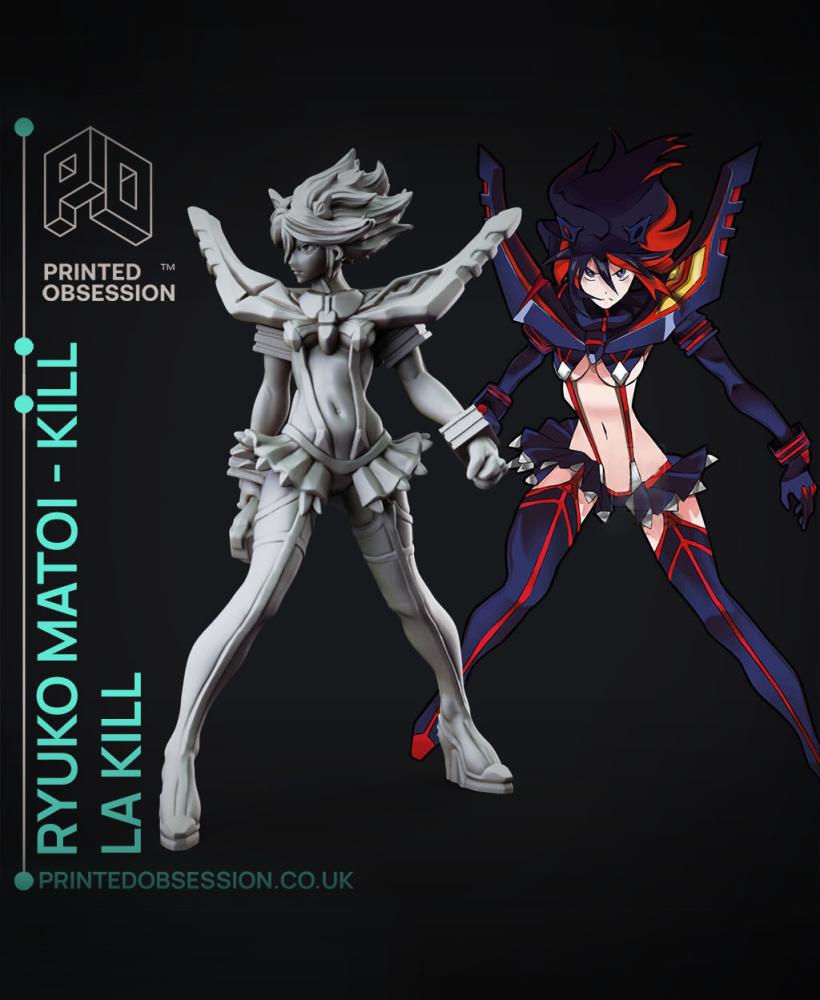 Kill La Kill - Ryuko Matoi - Anime Fanart 3d model