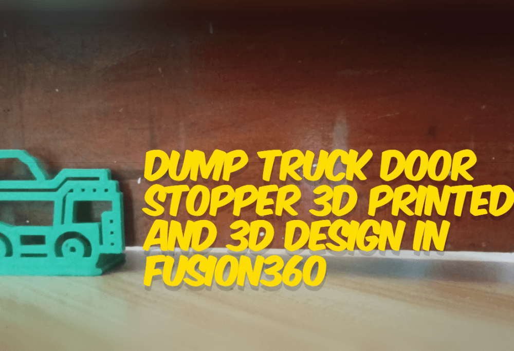 Dump Truck Door Stopper 3d model