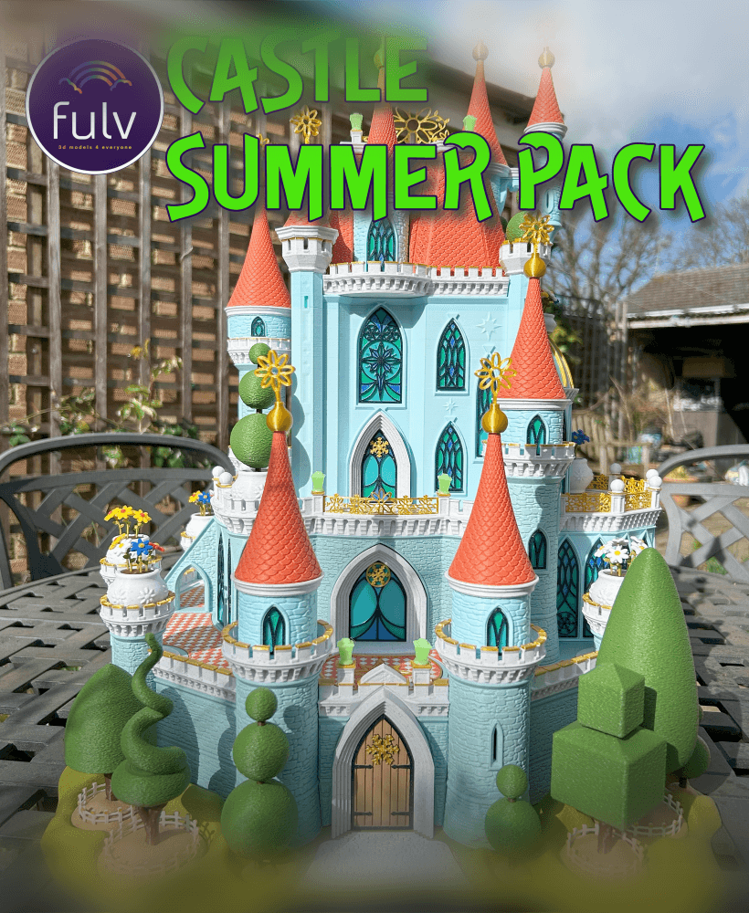 Castle Summer Pack 3d model