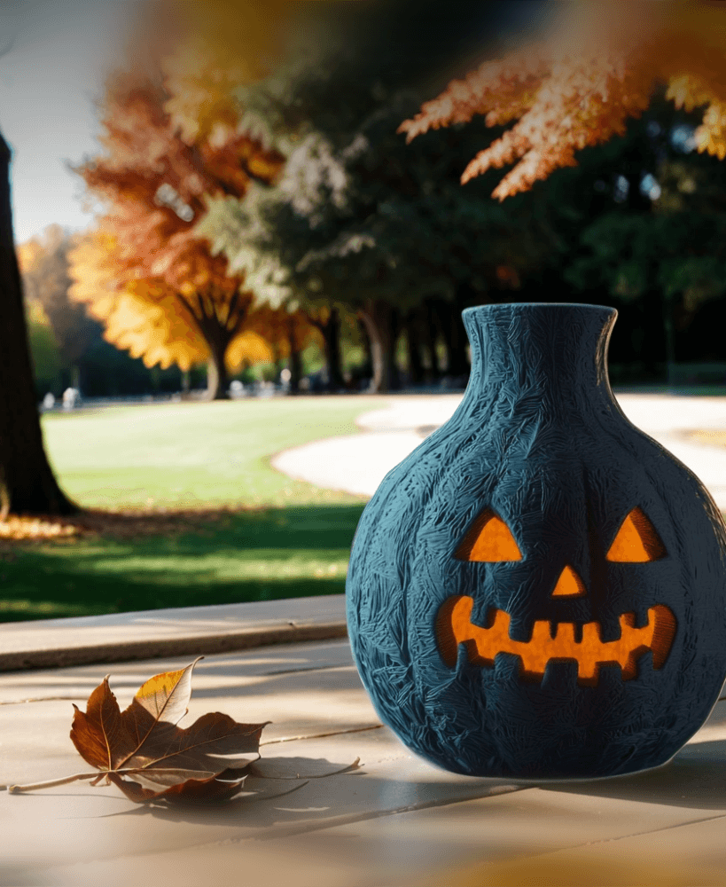 Pumpkin Head Vase for Spooky Decor 3d model