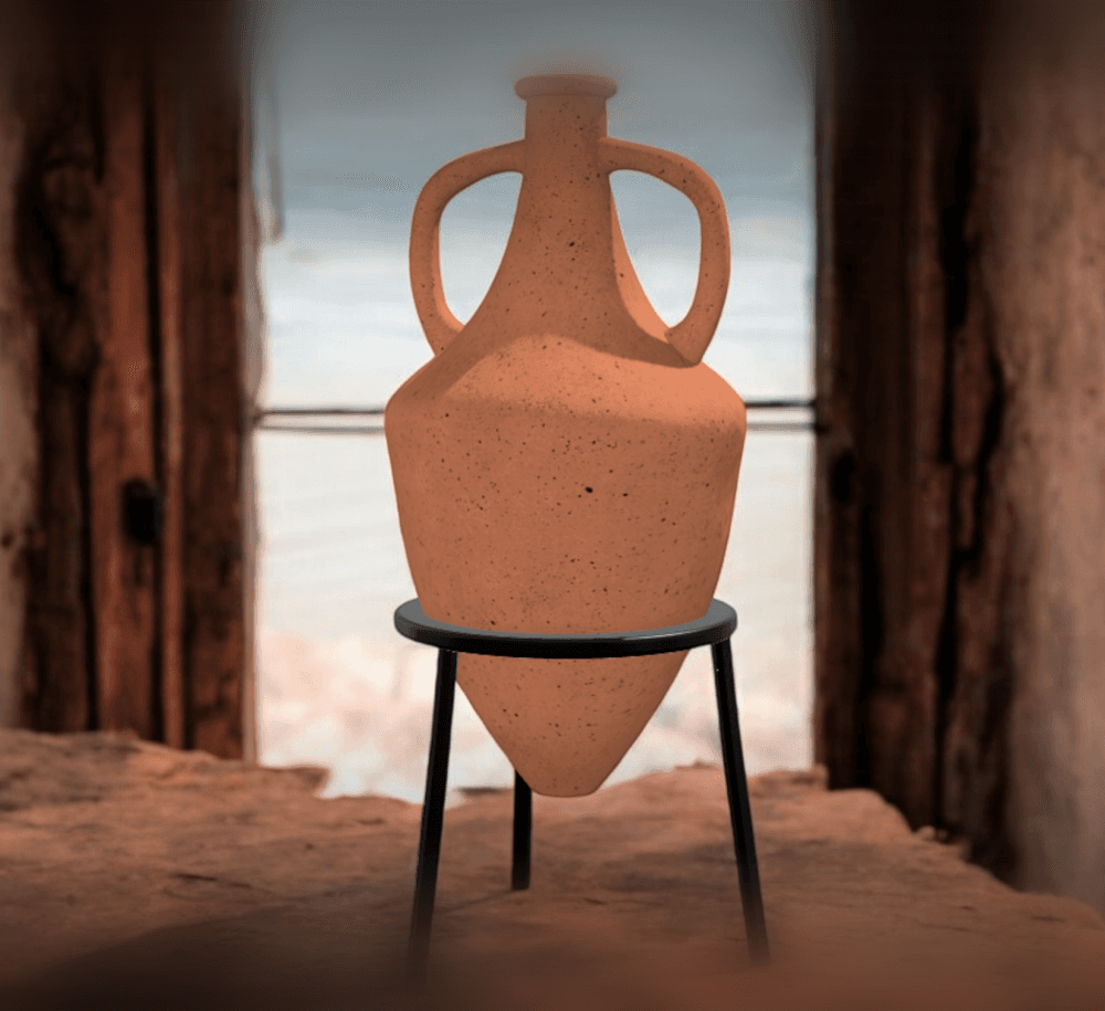 Amphora-Style Vase 18 3d model