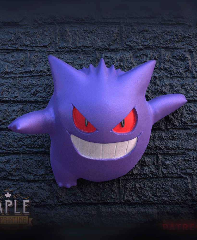 Gengar - Wall Mounted - Pokemon 3d model