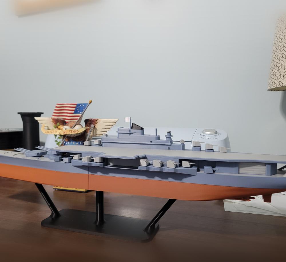 Hybrid Battleship 3d model