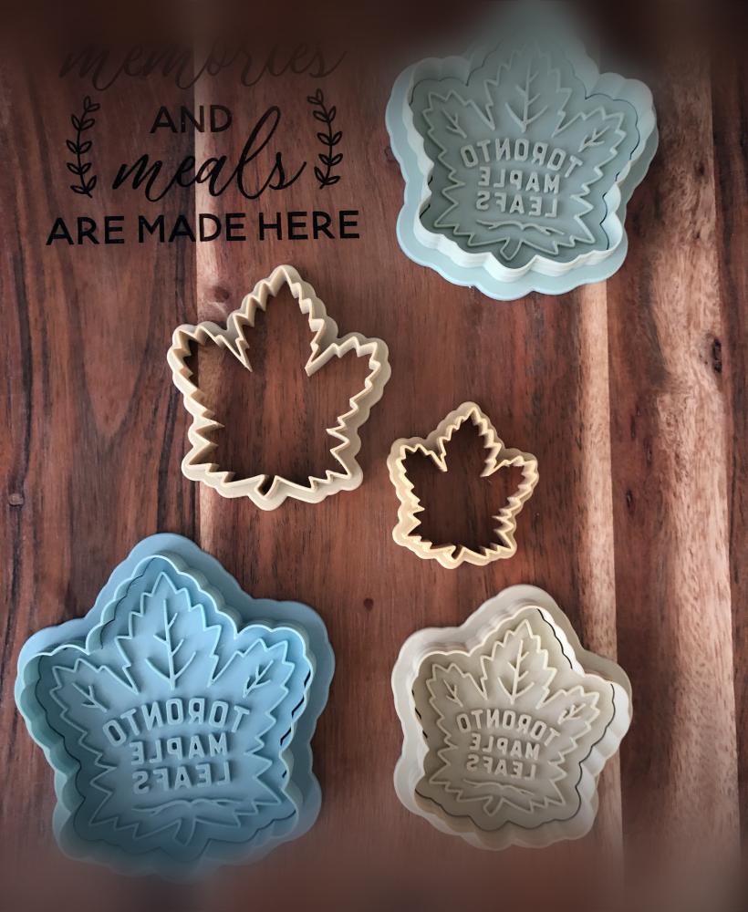 NHL - TOR Cookie Cutters and Stamps 3d model