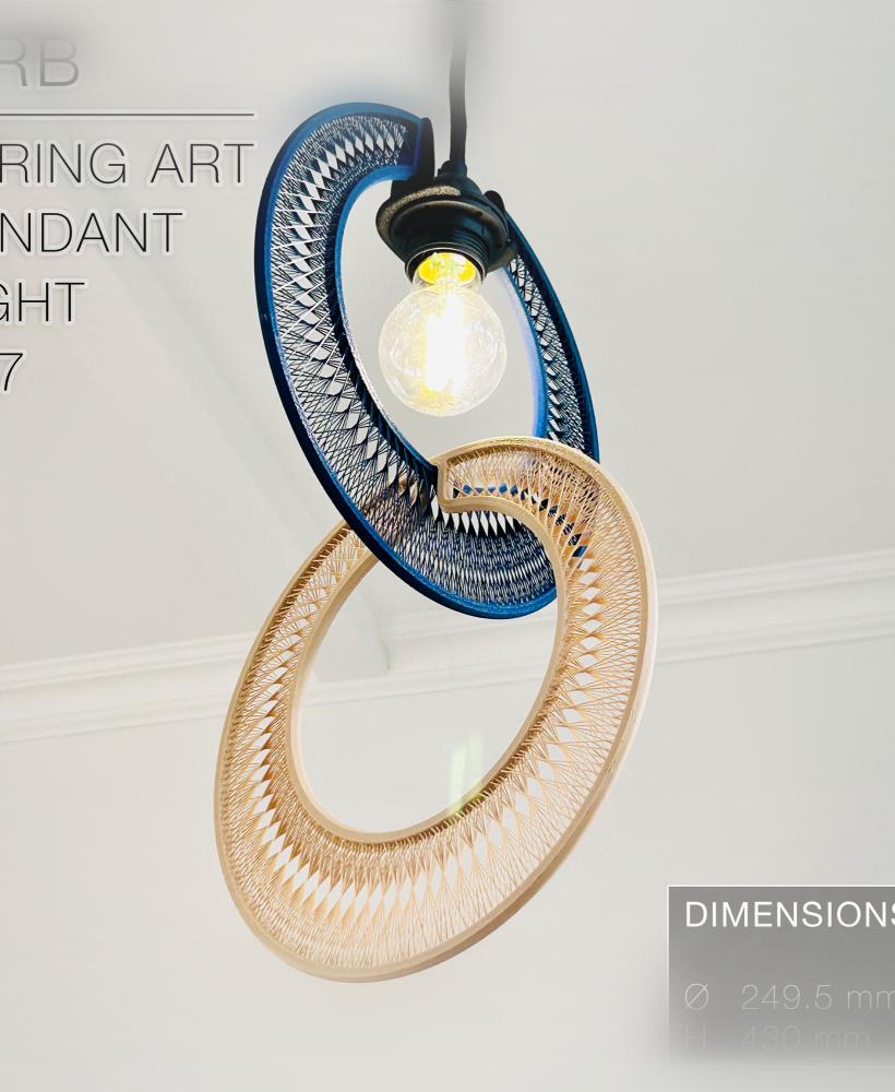 ORB  |  String Art Pendant Light E27 & E26 fast print 3d model