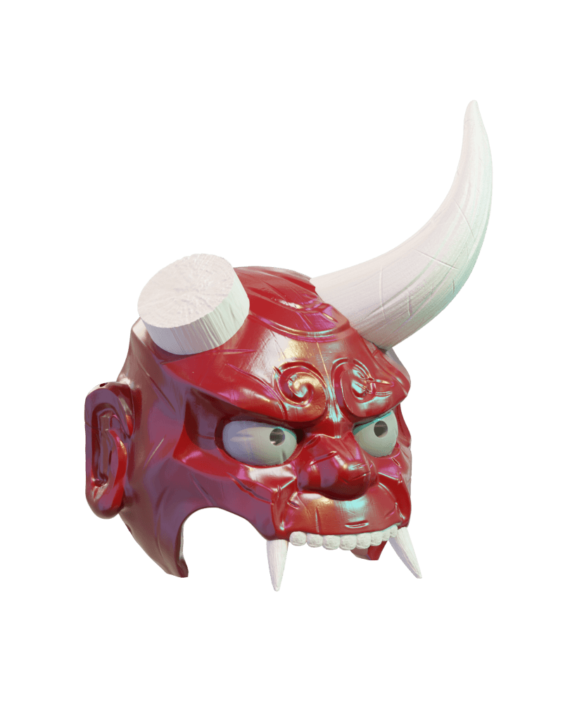 Akuma Mask Street Fighter 6 3d model