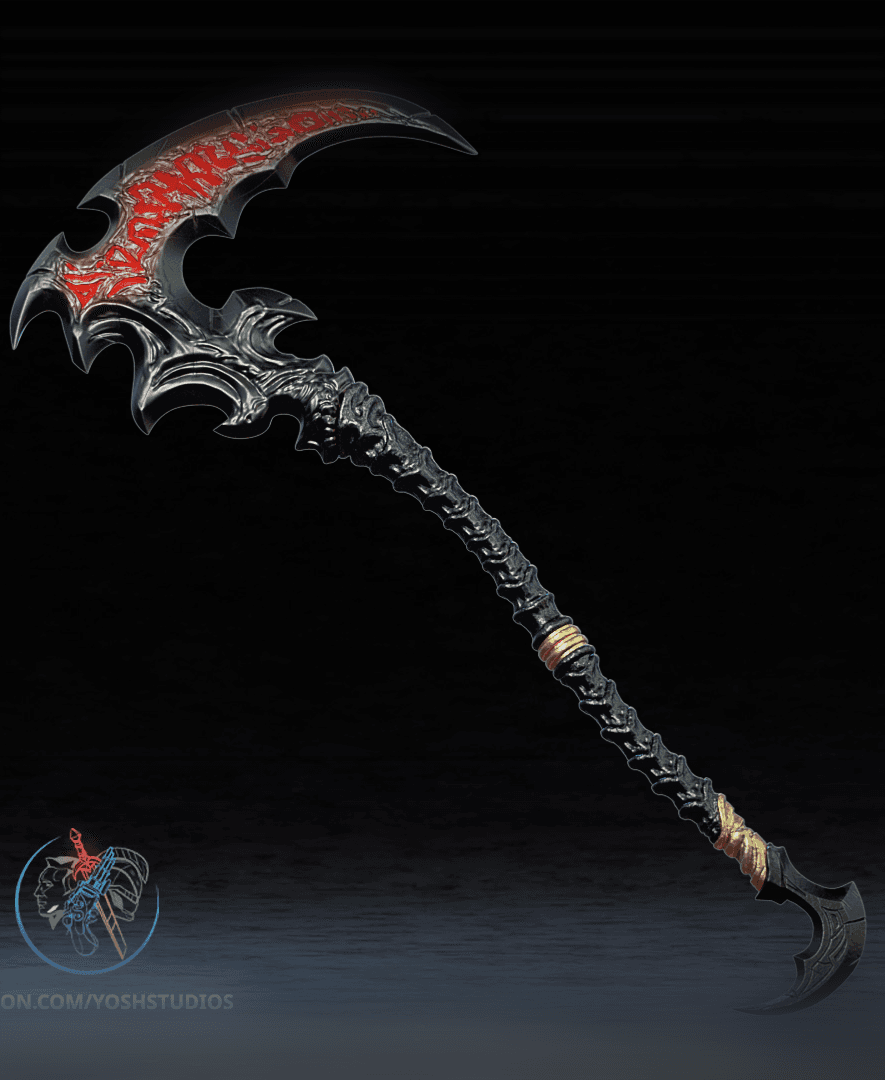 Death Knight Scythe 3D Printer File STL 3d model