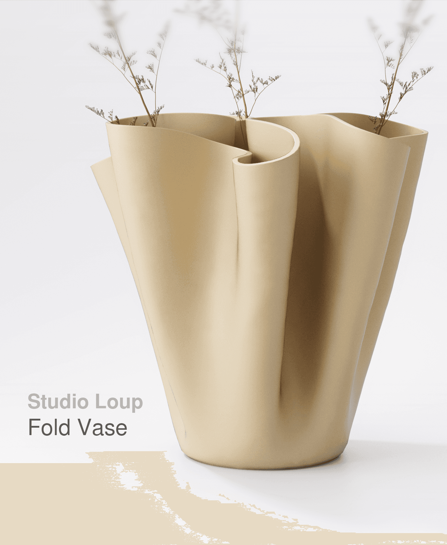 Fold Vase 3d model
