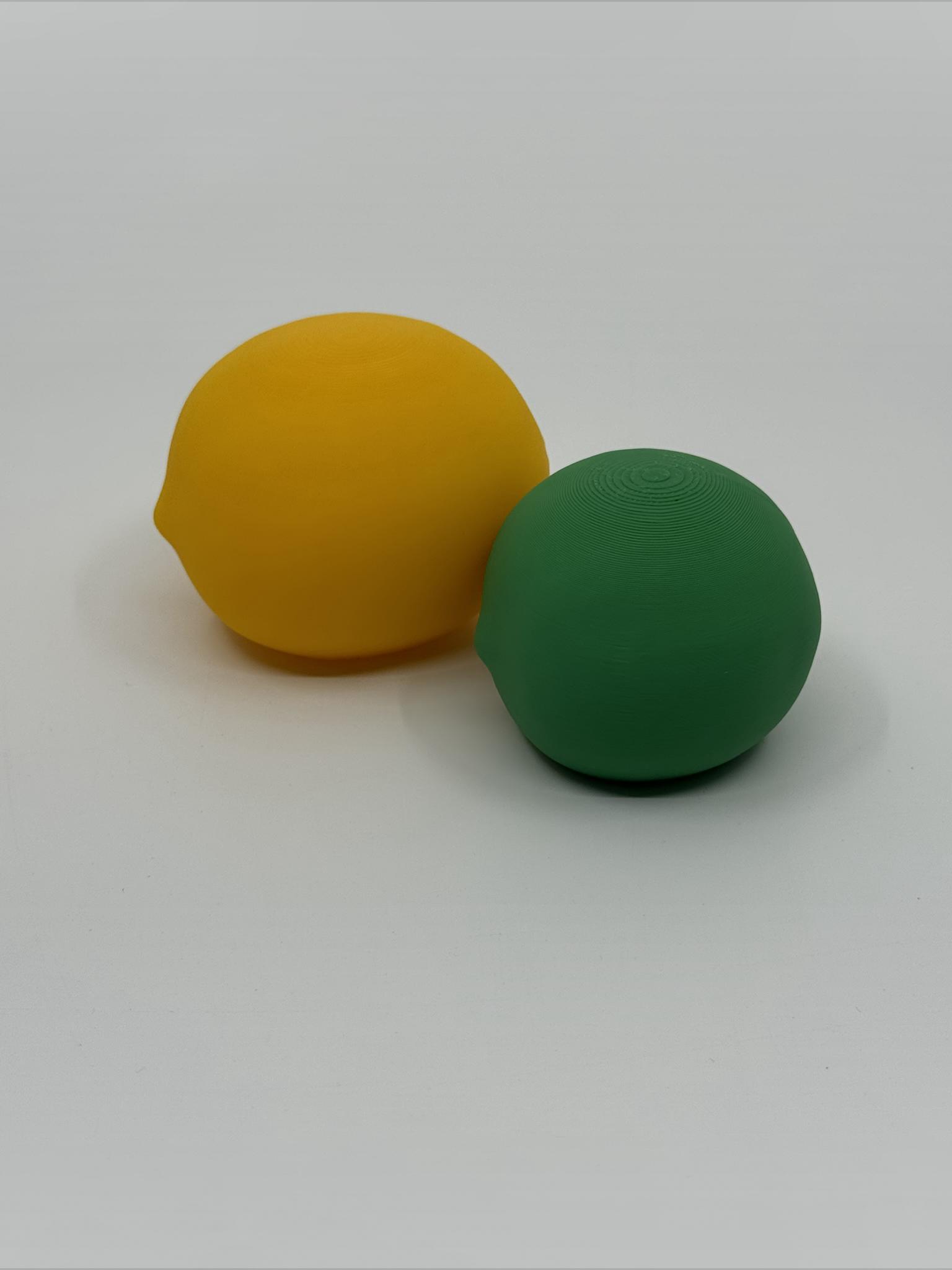 Lemon/Lime and Key Lime 3d model