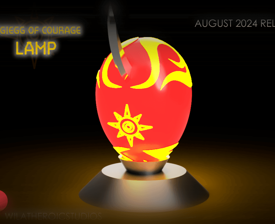 Digi Egg Courage Lamp 3d model