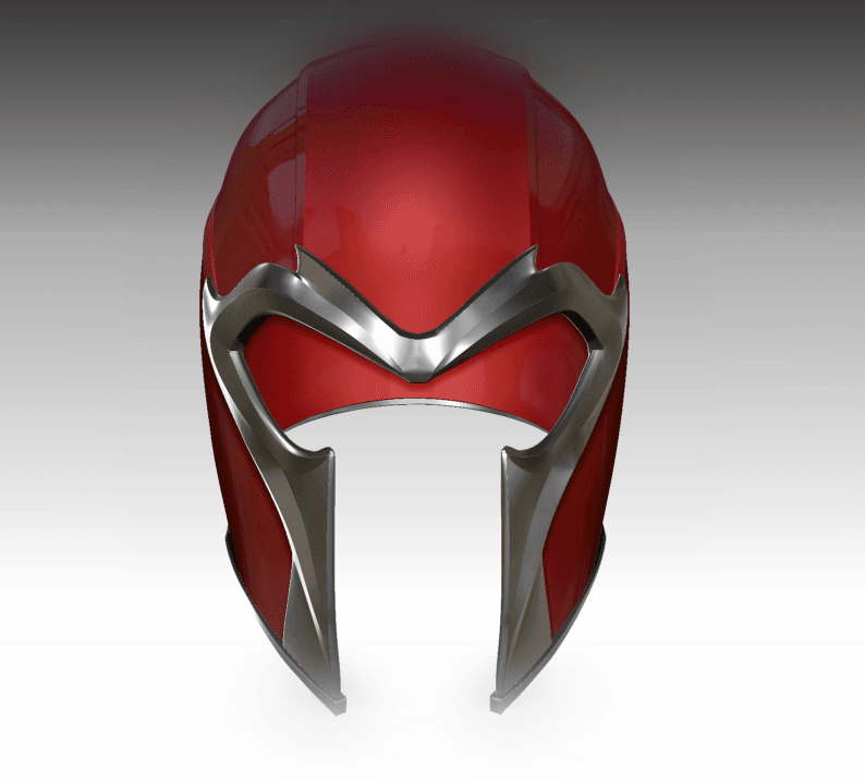 Magneto helmet live action version 3d model