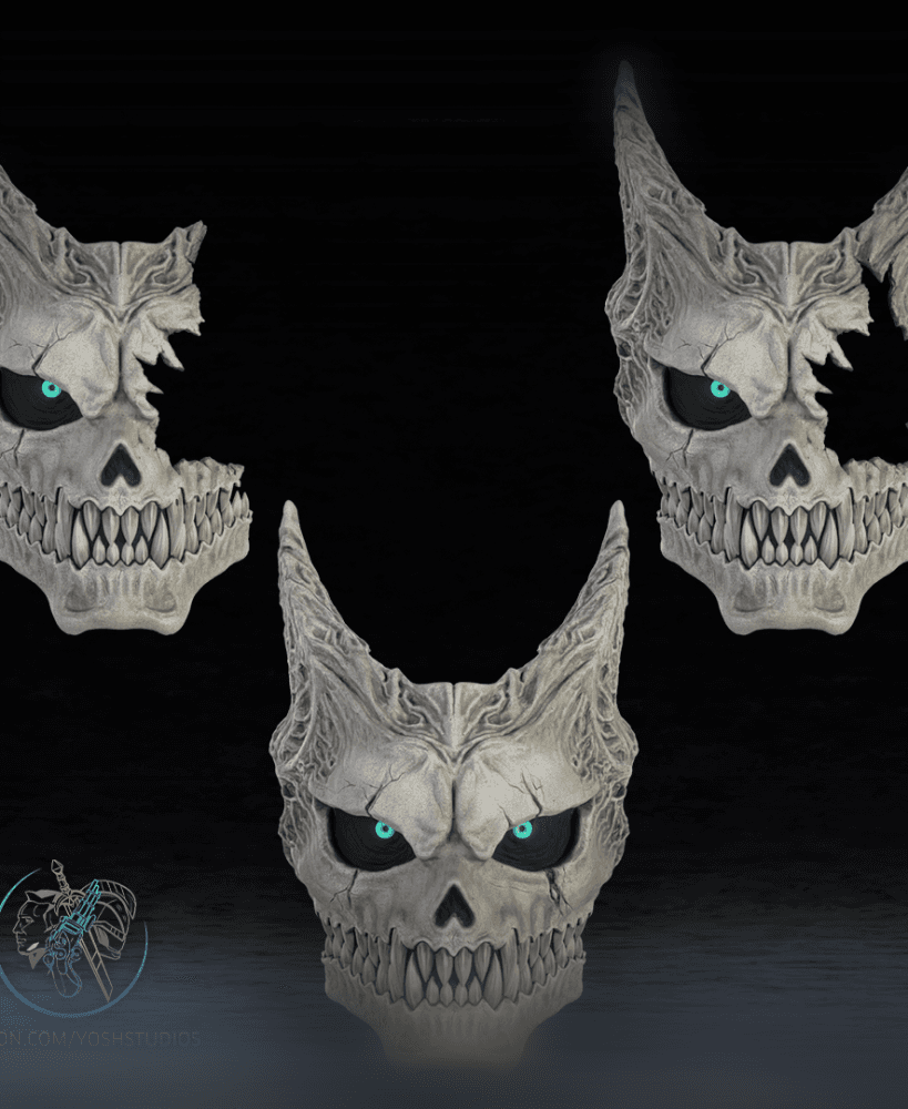 Kajiu no 8 Mask 3D Printer File STL 3d model