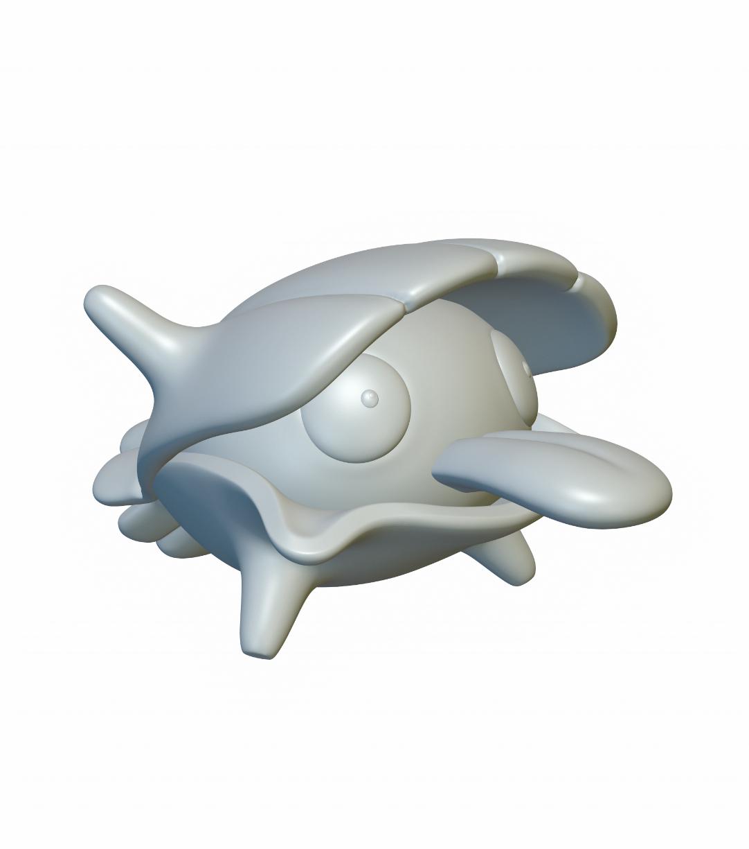 Pokemon Shellder #90 - Optimized for 3D Printing 3d model