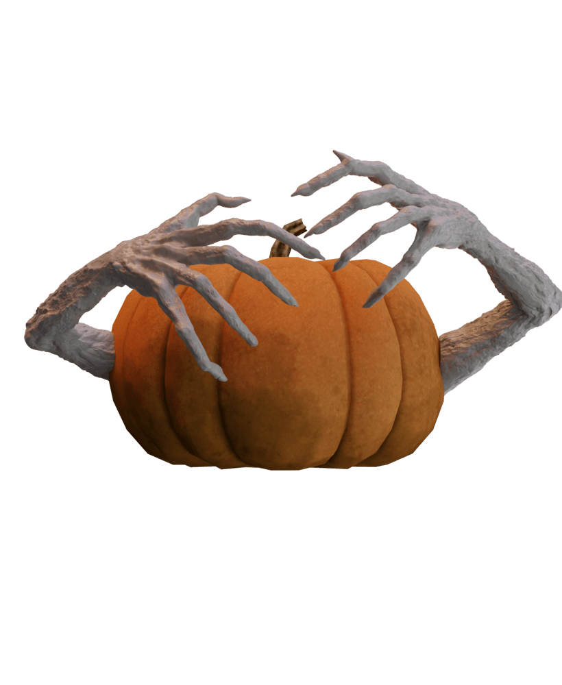 Mr Pumpkin Head Arms 5 3d model