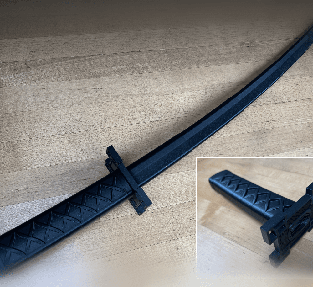 Muichiro's Print-in-Place Collapsing Sword 3d model