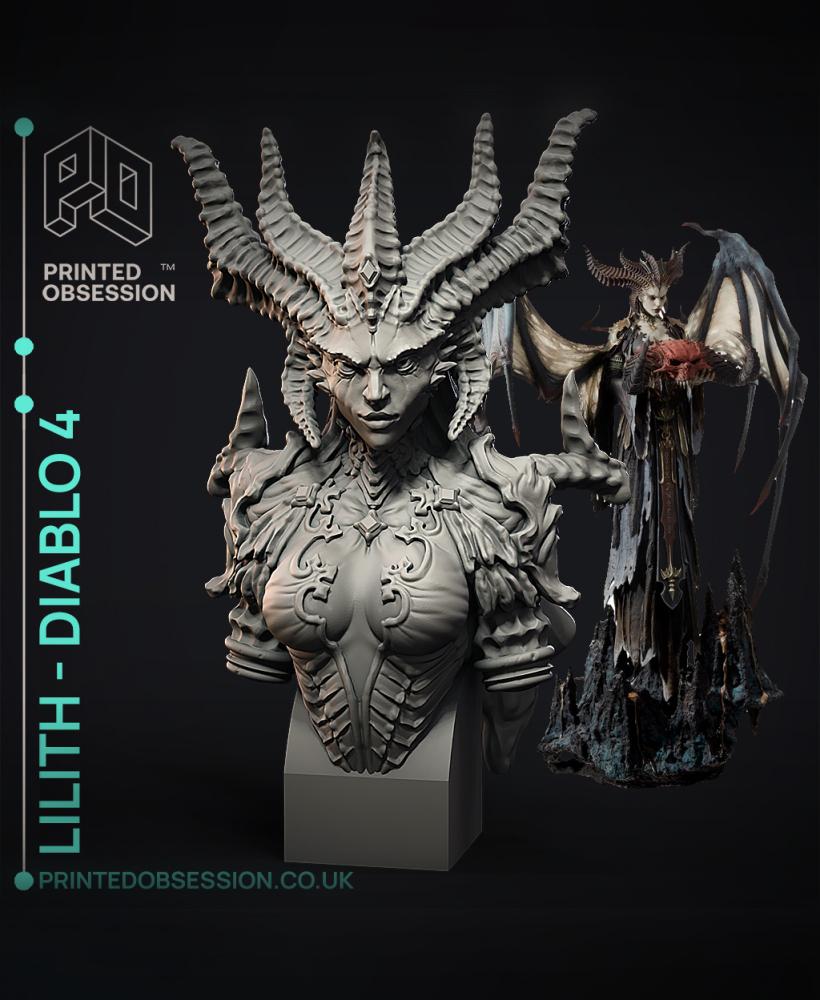 Lilith - Diablo 4 - Fan Art 3d model