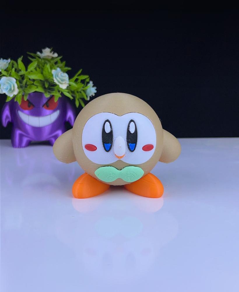 Rowlet kirby 3d model