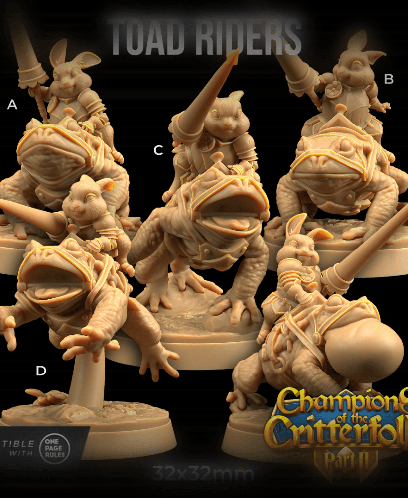 Toad Riders 3d model