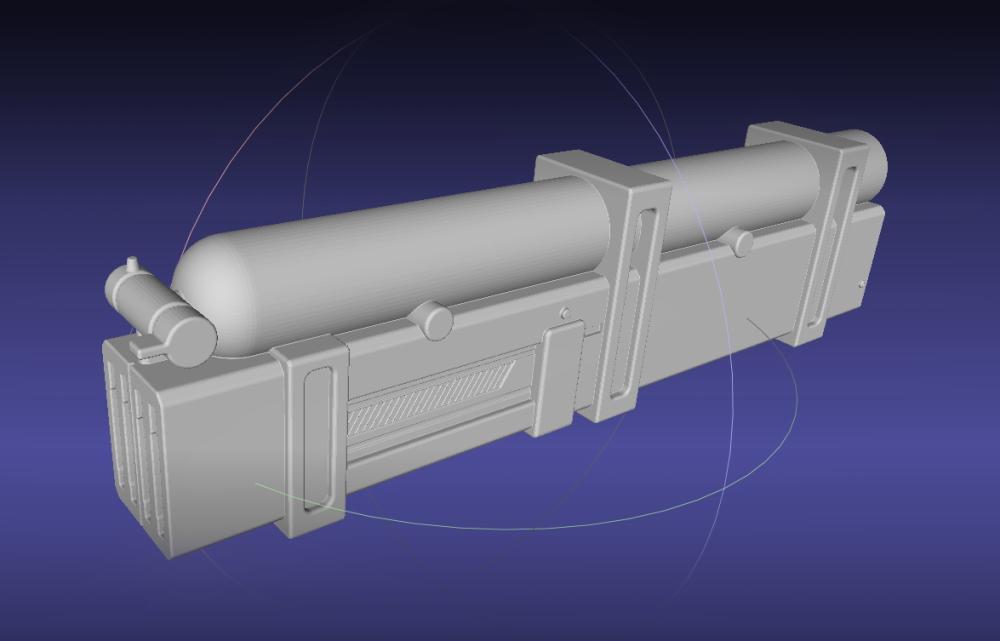 Attack On Titan Blade Magazine Boxes 3d model