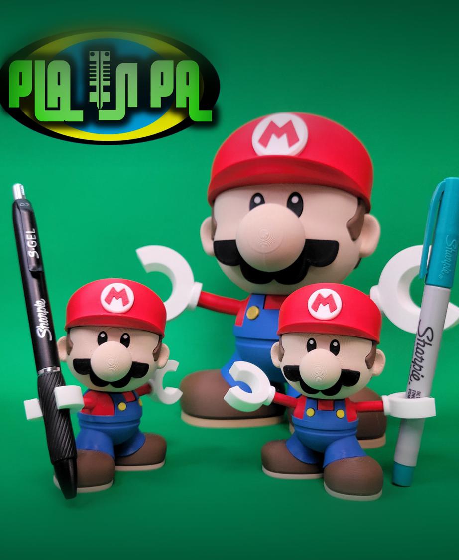 Articulating Toy Mini Mario multi part 3d model