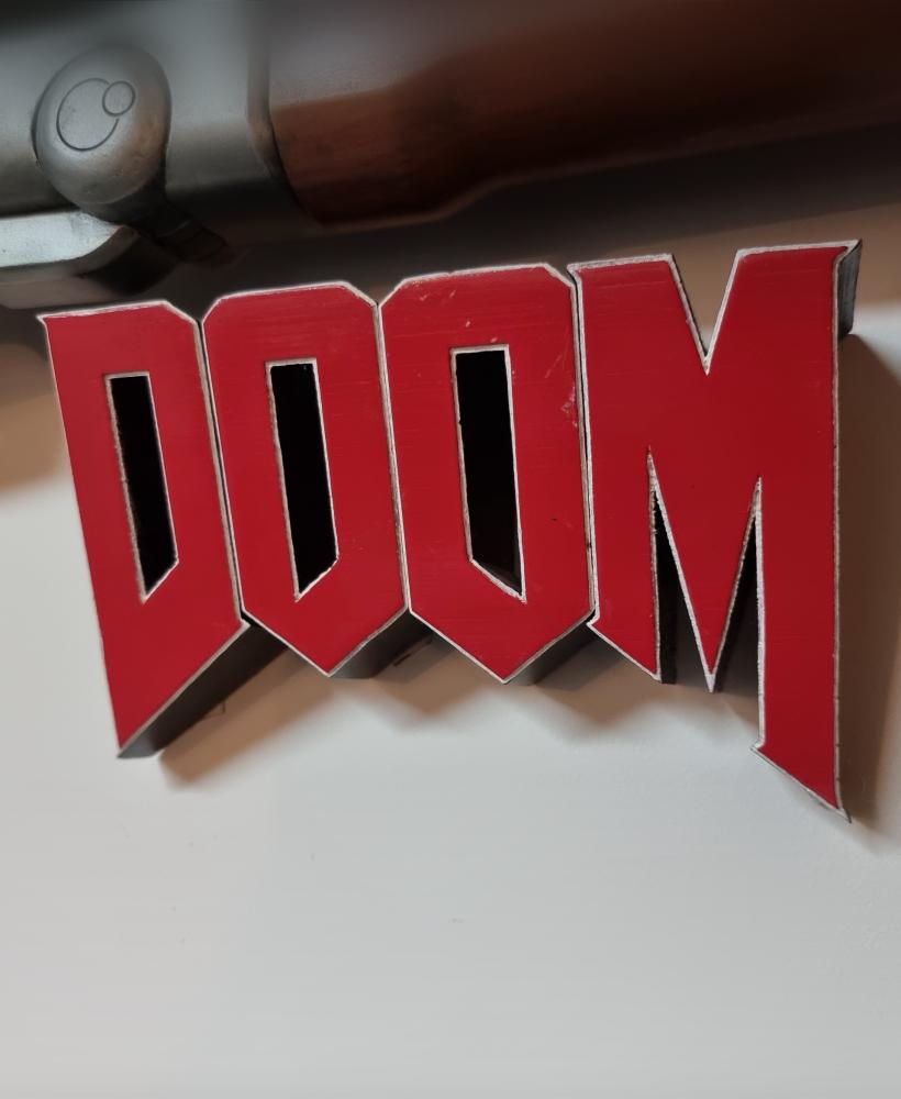 Doom Logo 3d model