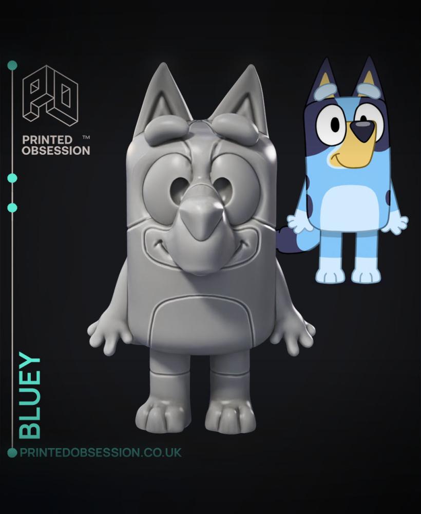 Bluey - Bluey - Fan Art 3d model