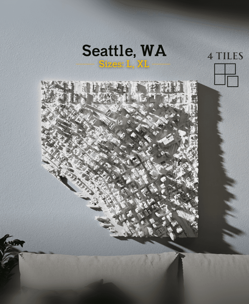 Seattle, WA - Large & Extra Large 3d model