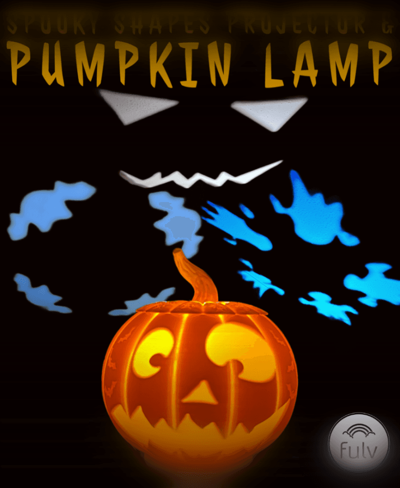 Pumpkin Projector Lamp 3d model