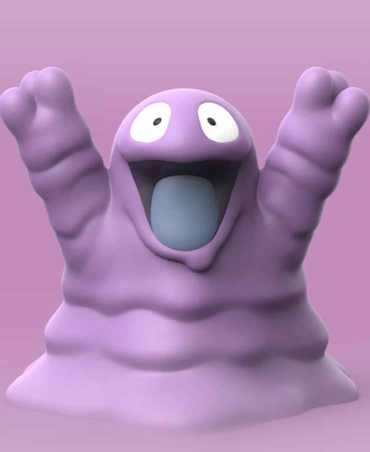 Grimer (Easy Print No Supports) 3d model