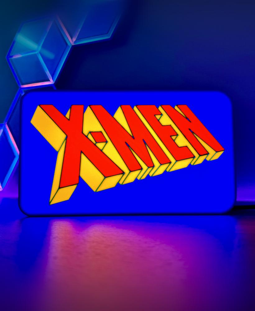 90's X Logo Light Box 3d model