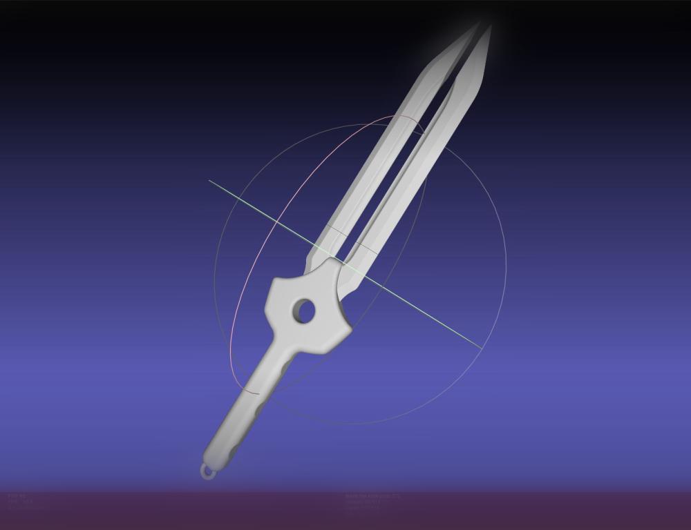 Darker Than Black Hei Knife 3d model