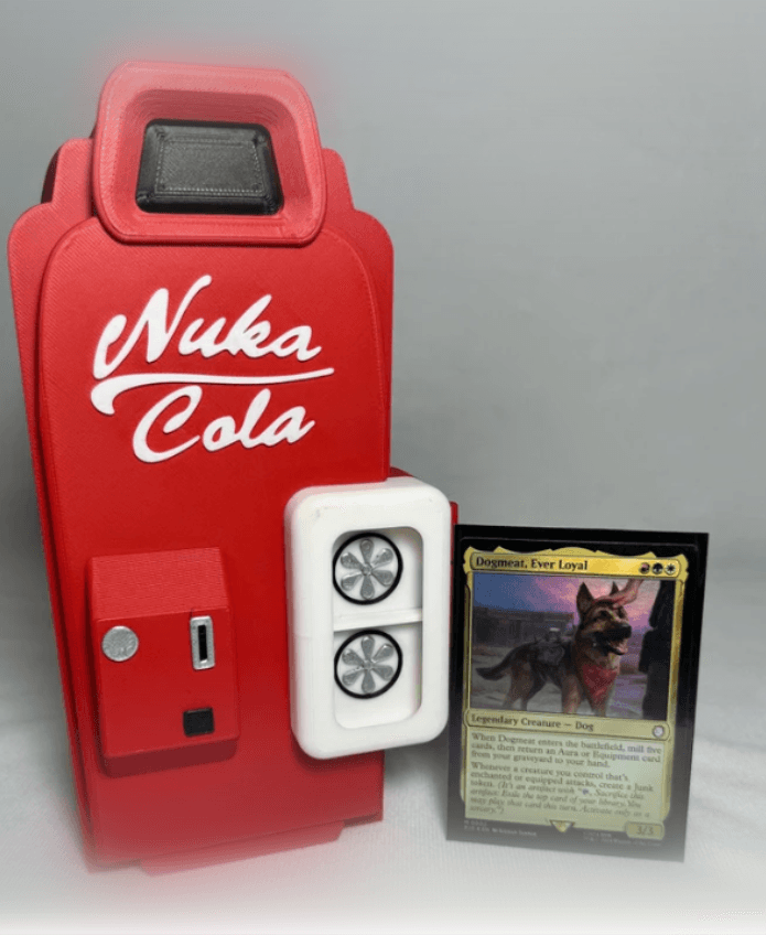 Nuka Cola Vending Machine MTG Commander Deck box 3d model